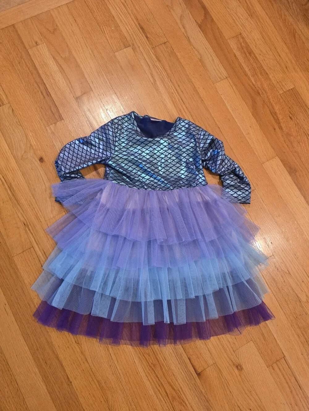 Mermaid Scales Tiered Thule Dress
